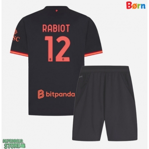 AC Milan Adrien Rabiot #12 Replika Babytøj Tredje sæt Børn 2026-27 Kortærmet (+ Korte bukser)